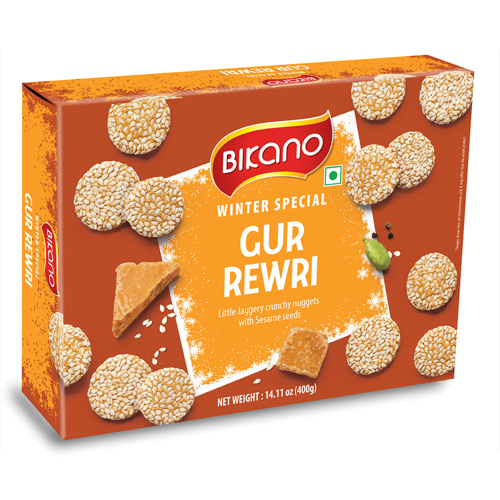 Gajjak Gur Rewari 400g - Bikano