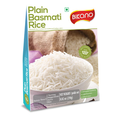 Plain Basmati Rice (250 g, Pack of 2) - Bikano