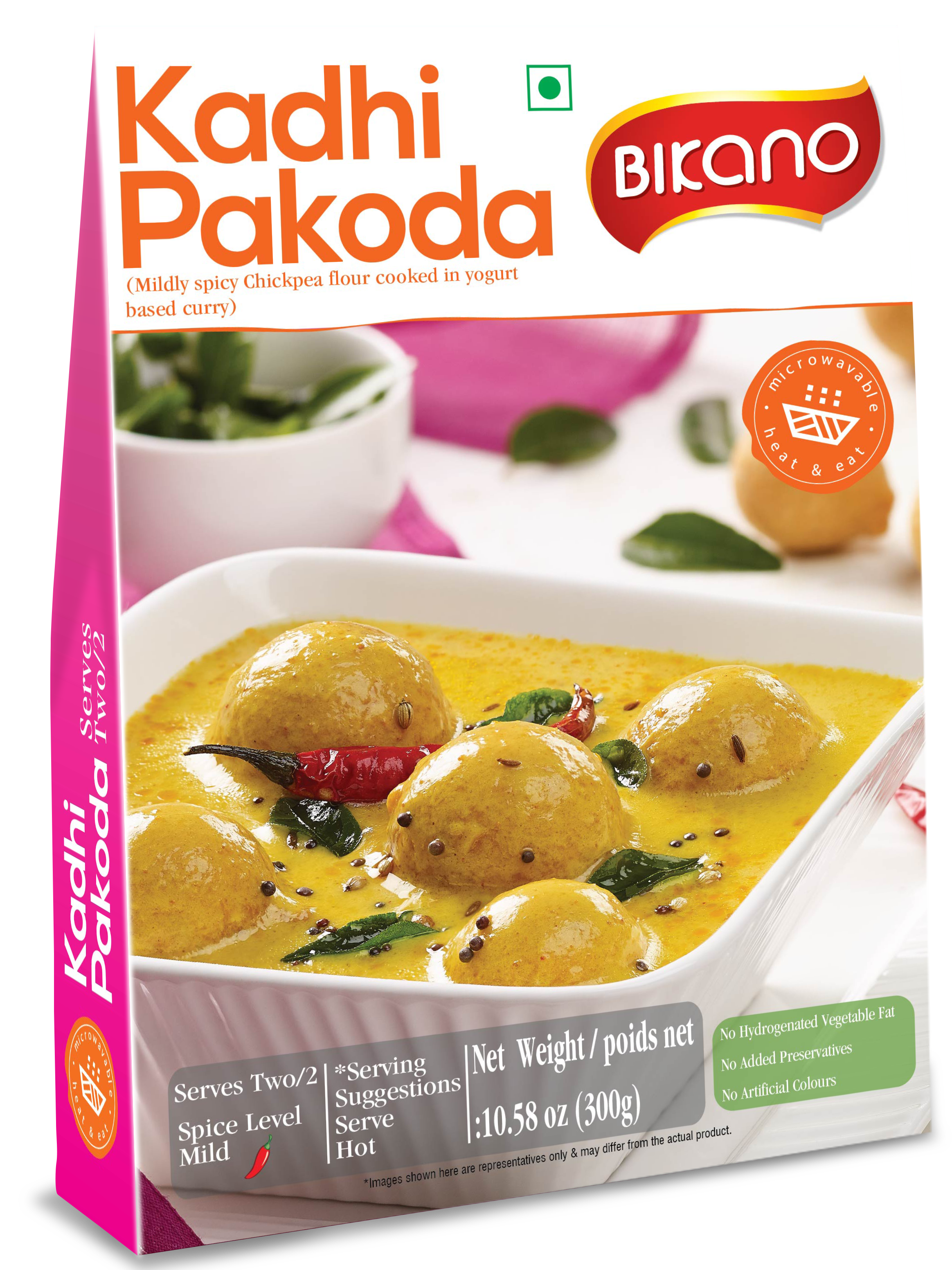 Kadi Pakoda (300 gms, Rte, Pack of 2) - Bikano